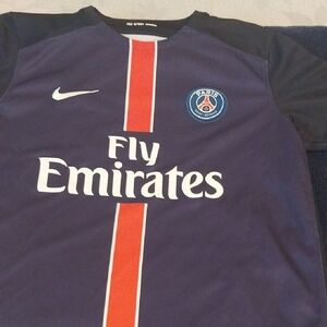Nike Kids PSG Navy and Red Jersey